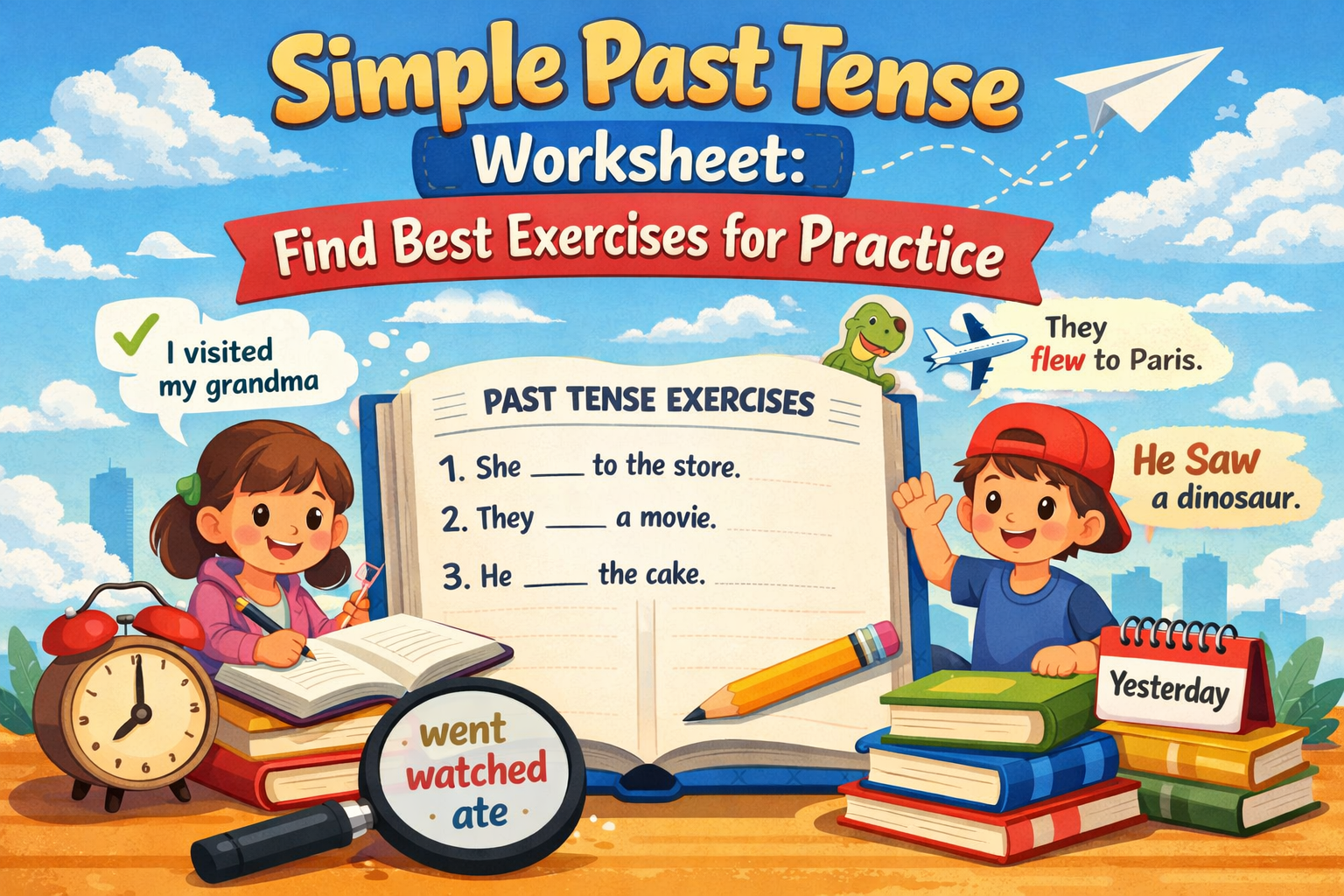 Simple Past Tense Worksheet: Find Best Exercises for Practice