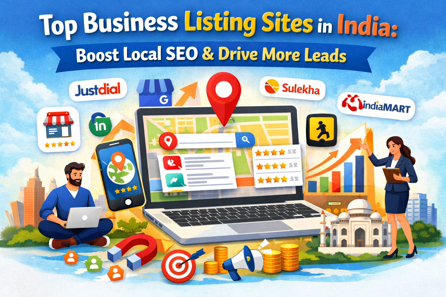 Top Business Listing Sites in India (2026): Boost Local SEO & Drive More Leads