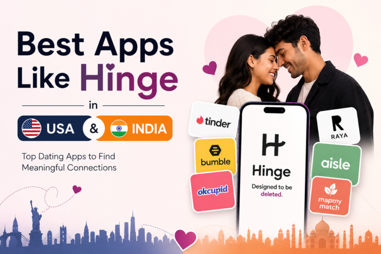 Best Apps Like Hinge in USA & India