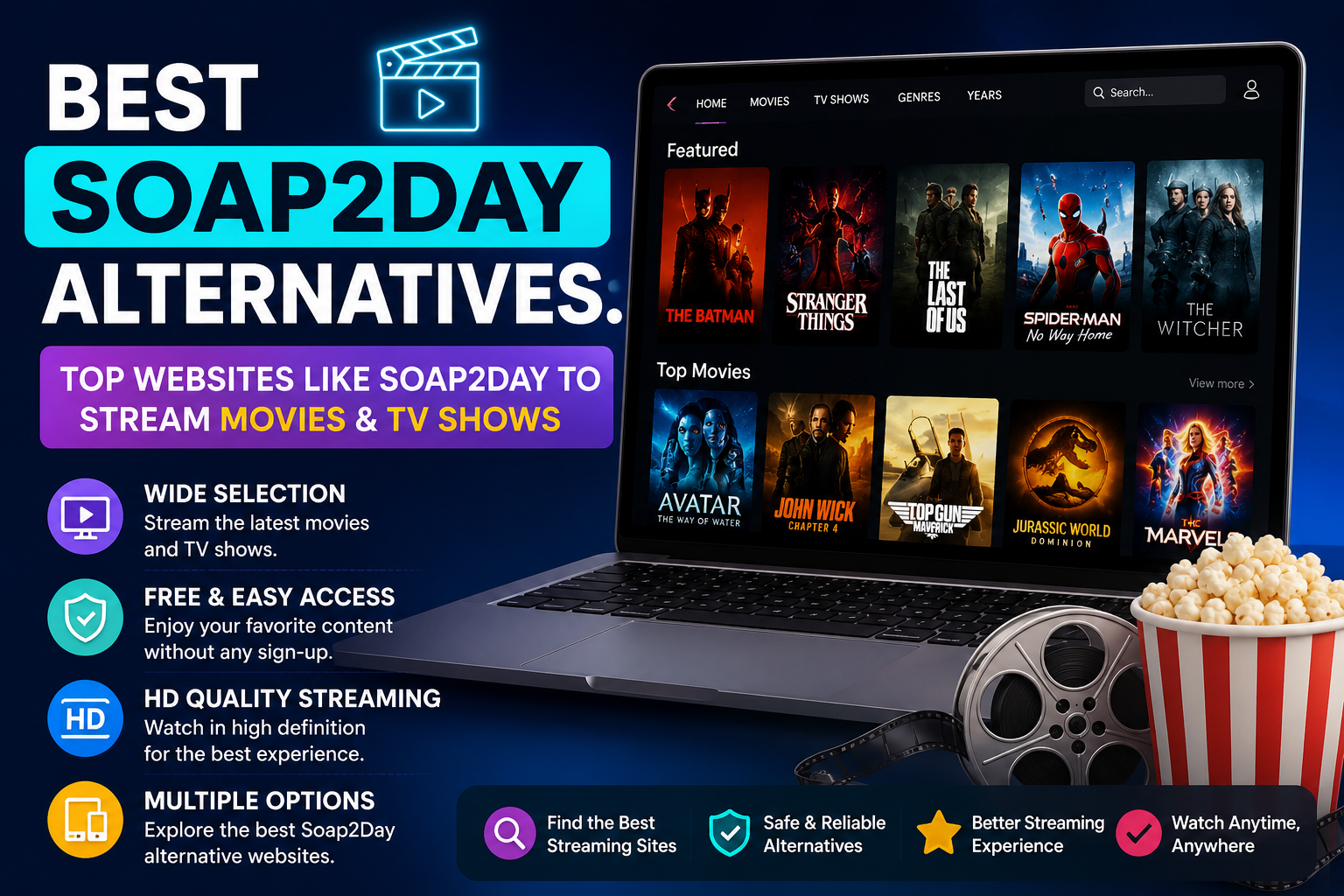 Best Soap2Day Alternatives in 2026: Top Websites Like Soap2Day to Stream Movies & TV Shows