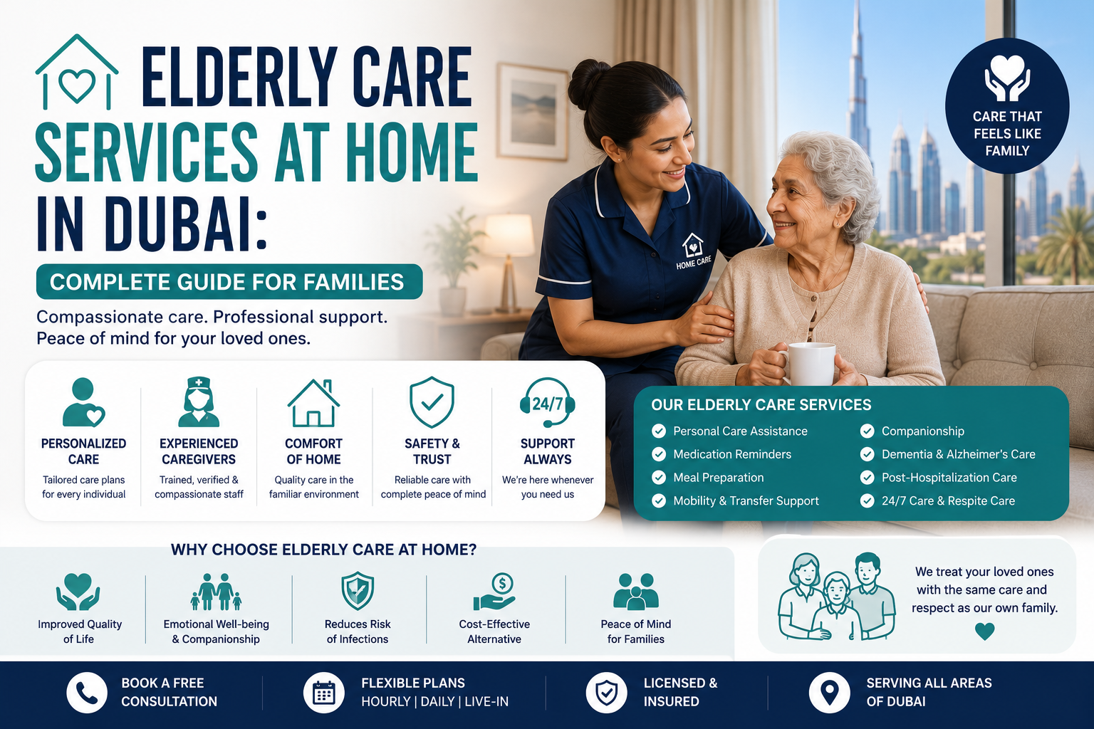 Elderly Care Services at Home in Dubai: Complete Guide for Families