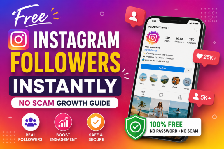 Free Instagram Followers Instantly No Scam Growth Guide
