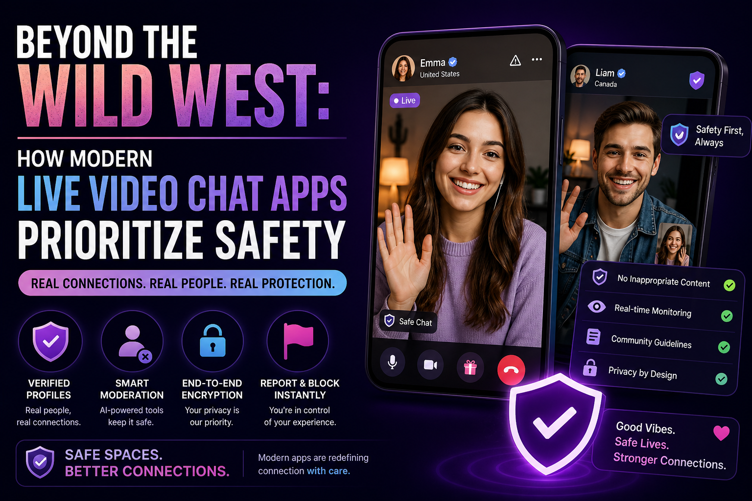 Beyond the Wild West: How Modern Live Video Chat Apps Prioritize Safety