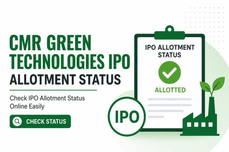 CMR Green Technologies IPO Allotment Status