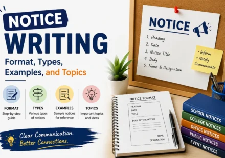 Notice Writing: Format