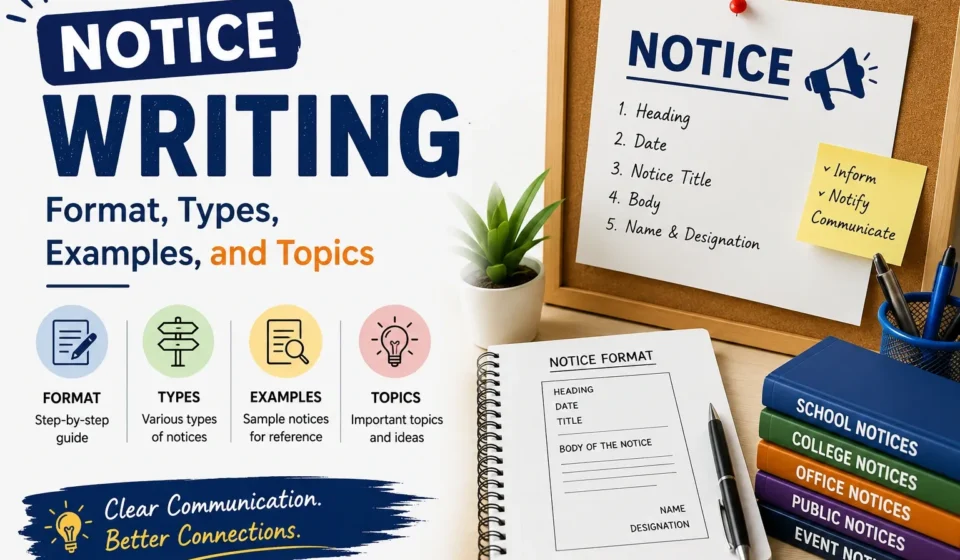 Notice Writing: Format
