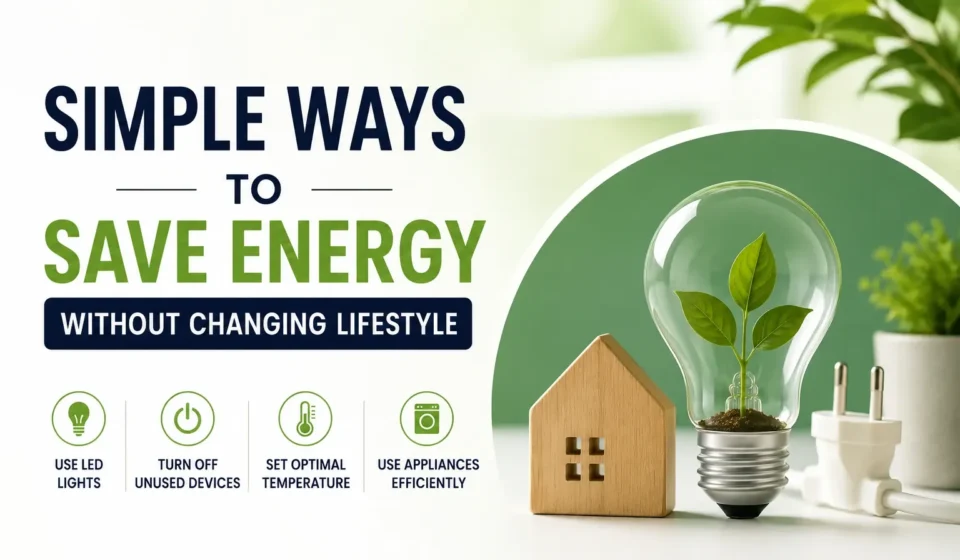 save energy without changing lifestyle