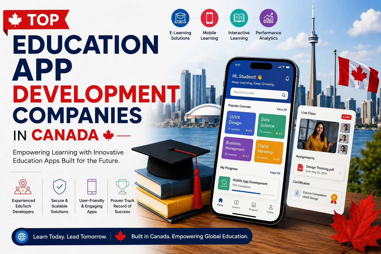 Top Education App Development Companies in Canada