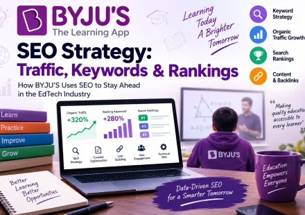 Byju's SEO strategy