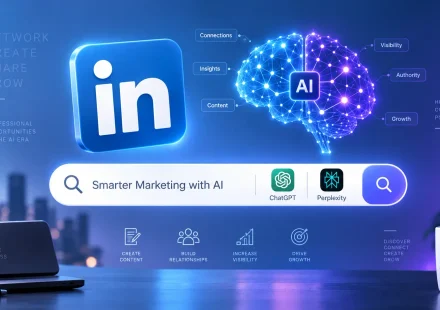 Brand visibility in AI search based on LinkedIn citation data