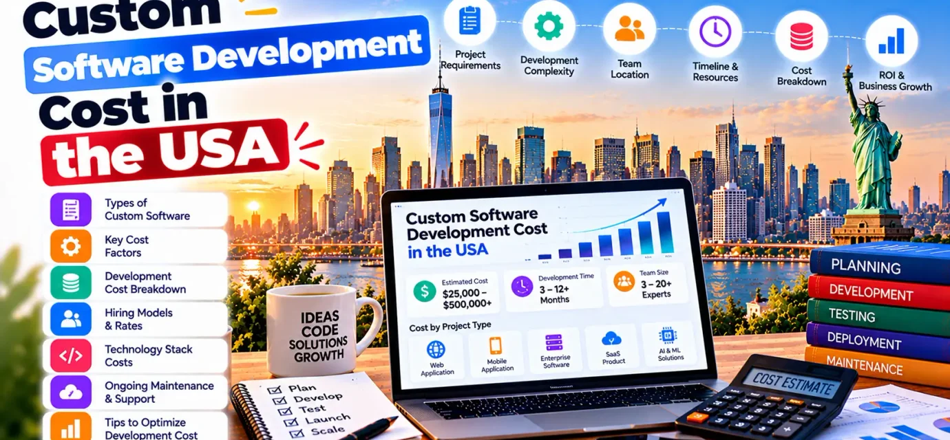 Custom Software Development Cost in the USA